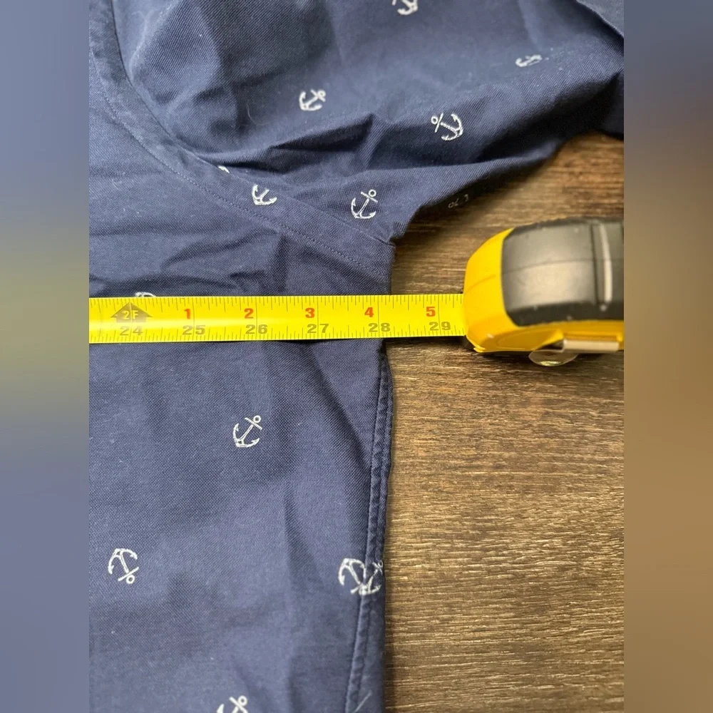 Polo Ralph Lauren Men's Blue Anchor Pattern Shirt - Picture 3 of 3